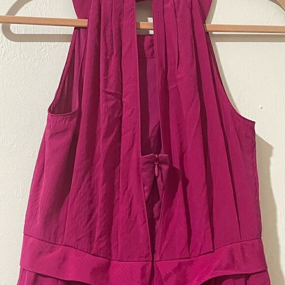 Marc by Marc jacobs midi dress bow front size 2 dark pink - Picture 8 of 10